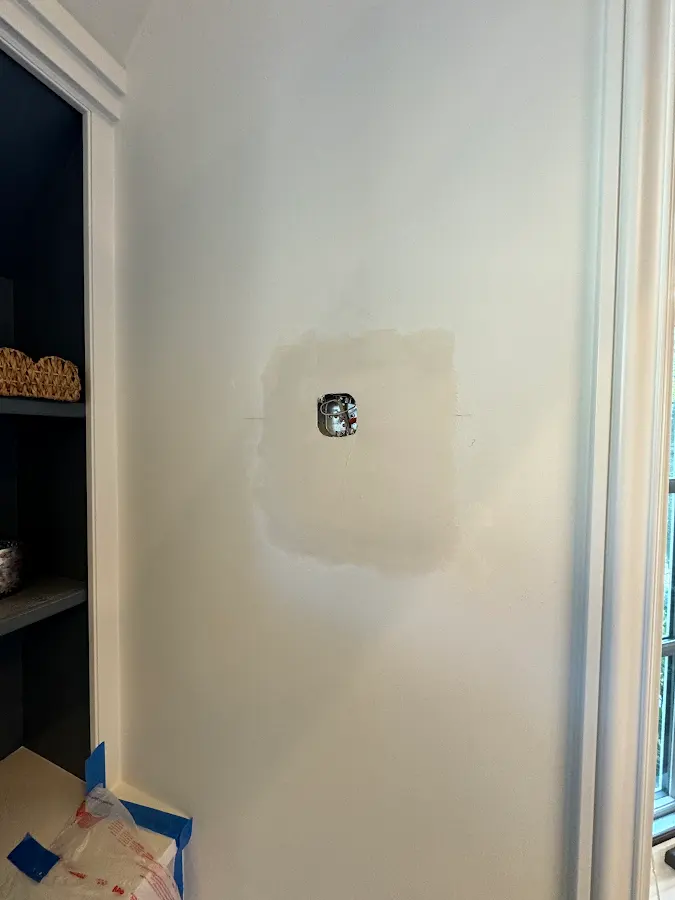 Interior drywall patch and surface preparation by Family Builder